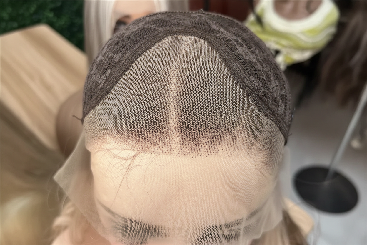 JNETTE CHANEL glueless synthetic heat-resistant lace front wig with natural hair texture and lace front design for versatile styling.
