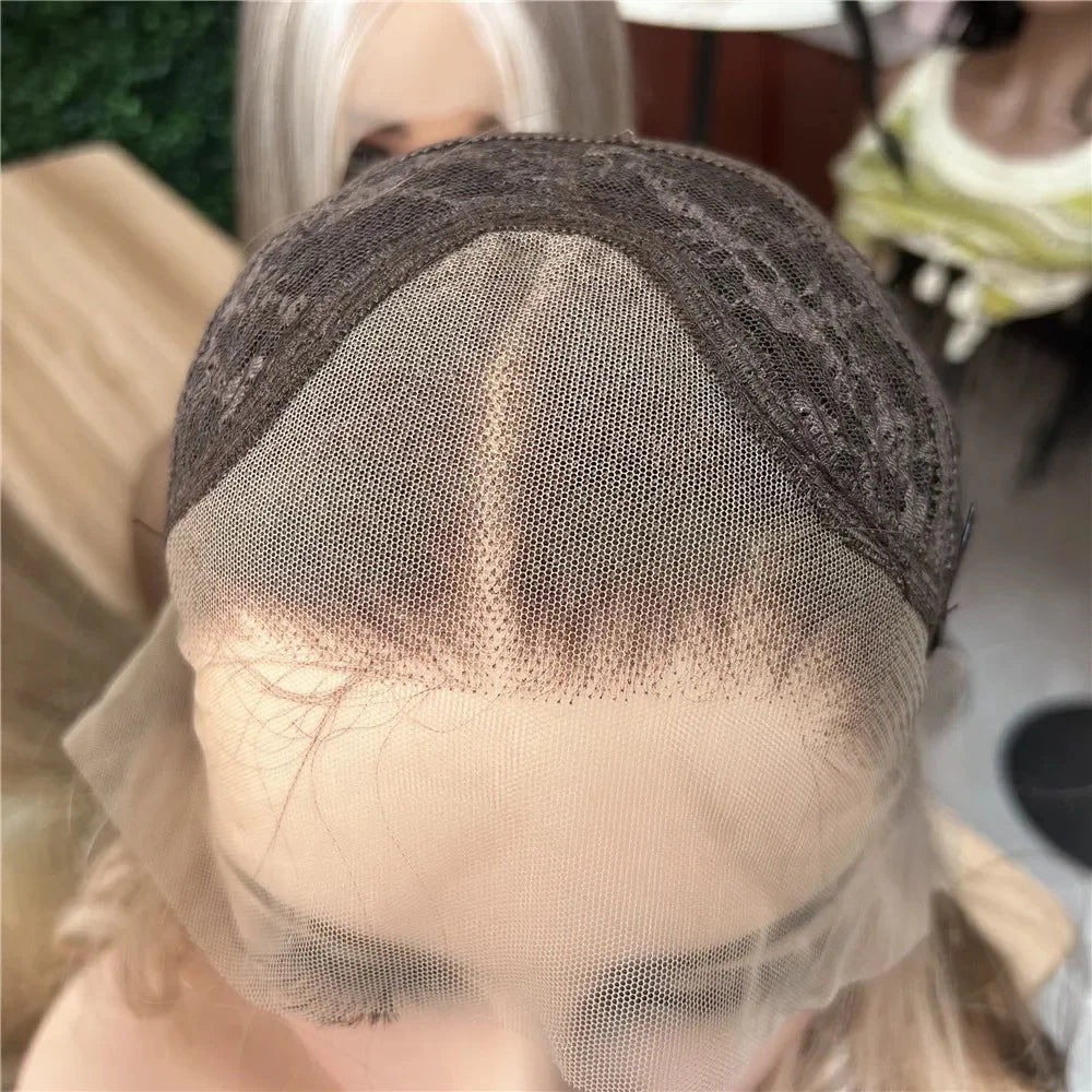 JNETTE CHANEL glueless synthetic heat-resistant lace front wig with natural hair texture and lace cap for easy wear.