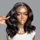 Glueless Lace Front Preplucked Human Hair Body Wave Short Bob Wigs
