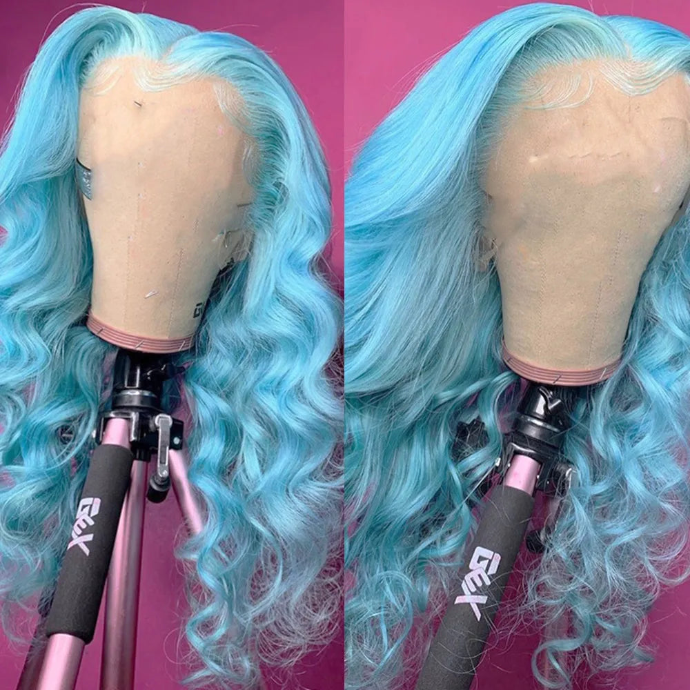 Synthetic Glueless Lace Front Body Wave Wigs
