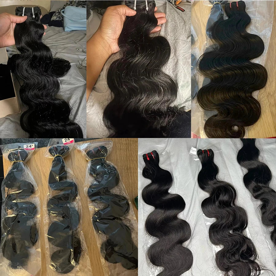Vietnamese Raw Human Hair Bundles Extensions