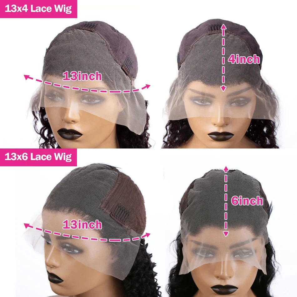Glueless Lace Front Pre-Plucked Body Wave Bob Brazilian Human Hair Wigs