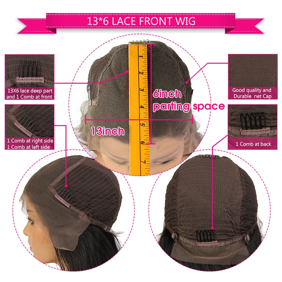 Lace Front Purple Brazilian Hair with Baby Hair Wig