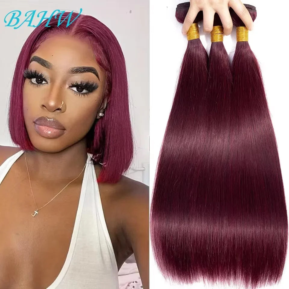 Brazilian Virgin Human Hair Straight Weave Bundles – 1, 3 & 4 Bundle Options