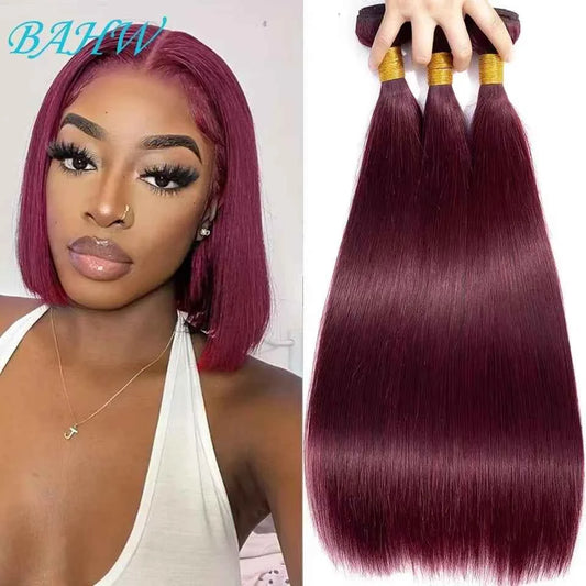 Brazilian Virgin Human Hair Straight Weave Bundles – 1, 3 & 4 Bundle Options