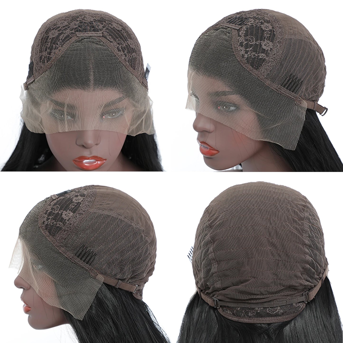 Lace Front Synthetic Heat Black Pink Body Wave Wig