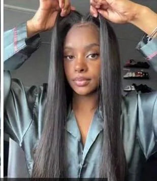 Glueless  Lace Front Pre Plucked  Virgin Human Hair Wigs
