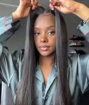 Glueless  Lace Front Pre Plucked  Virgin Human Hair Wigs