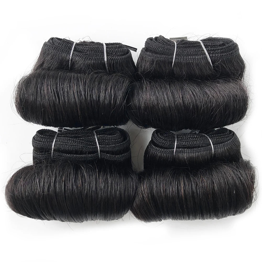 Brazilian Curly Human Hair Weave Bundles – Short-Length Remy Hair Extensions