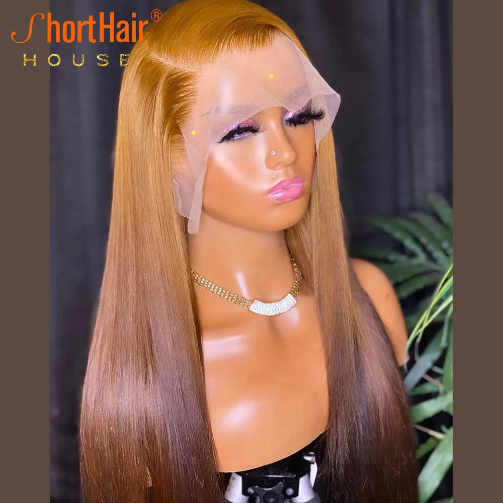 Lace Front Ombre Bone Straight Brazilian Human Hair