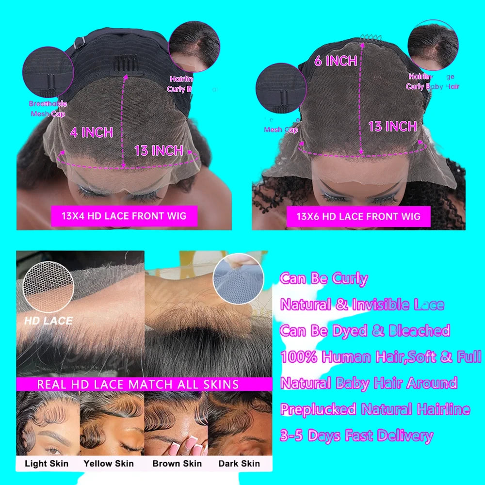 Lace Front Pre Pluck Orange Ginger Brazilian Human Hair Body Wave Wigs