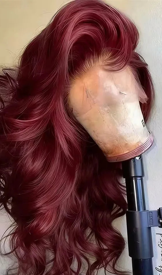 Glueless Lace Front HD Prepluck Synthetic Body Wave Wig