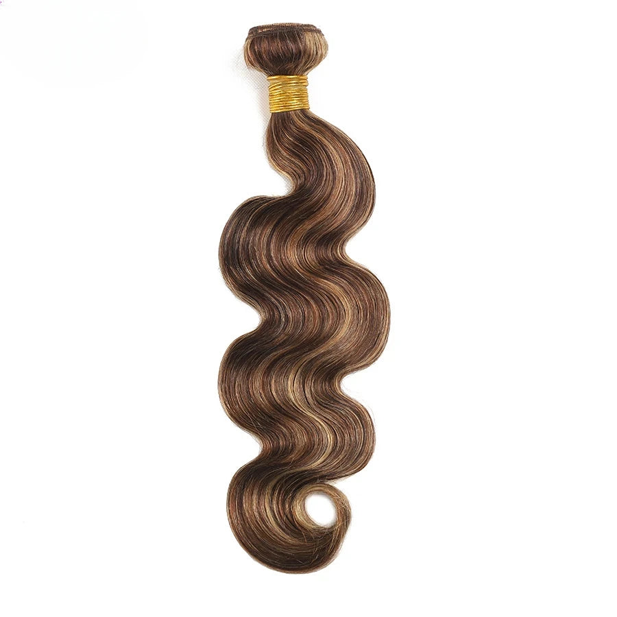 Ombre Body Wave Human Raw Indian Hair Bundles Hair Extensions