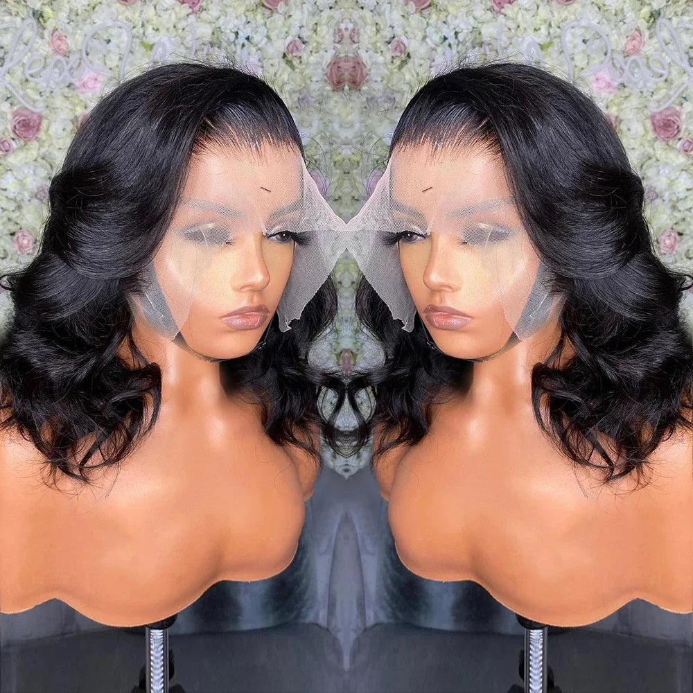 Lace Front Body Wave  Brazilian Human Hair Wigs