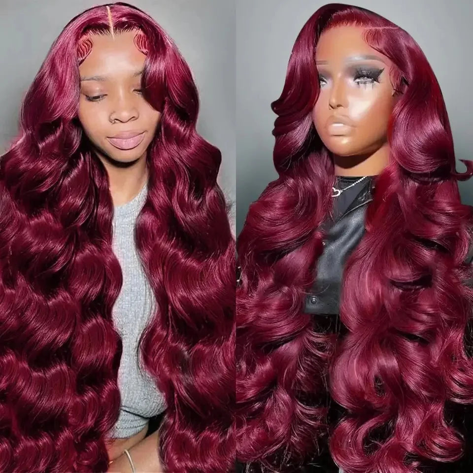 Glueless Lace Front HD Prepluck Synthetic Body Wave Wig