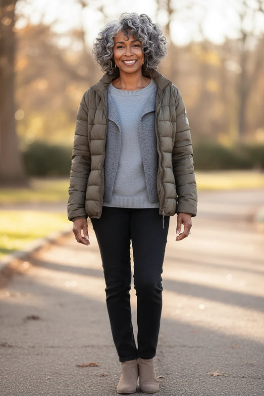 Glueless Lace Front Salt & Pepper Loose Curly Brazilian Virgin Human Hair Wigs