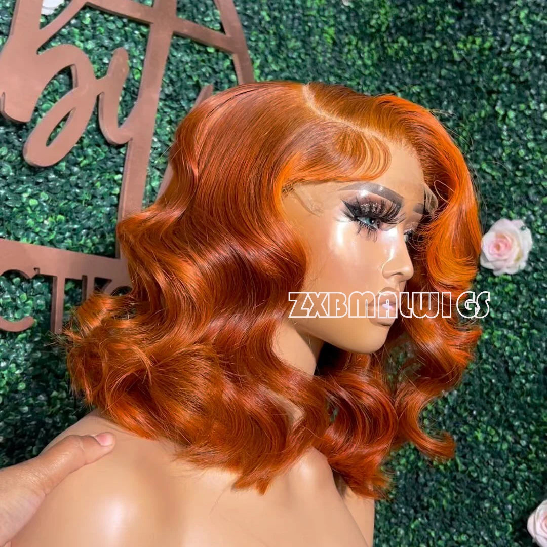 Glueless Synthetic Heat Resistant  Lace Front Loose Wave Wigs