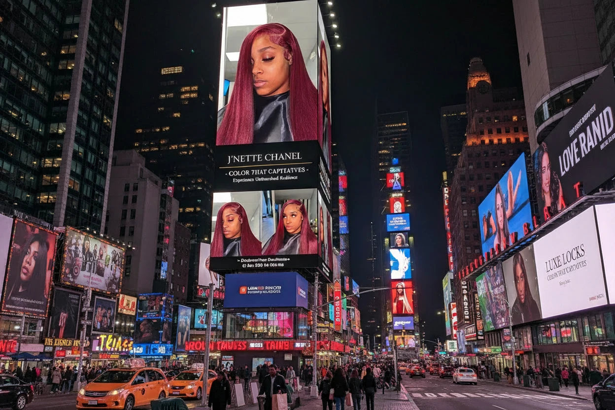 Lace Front Burgundy Human Hair Wigs