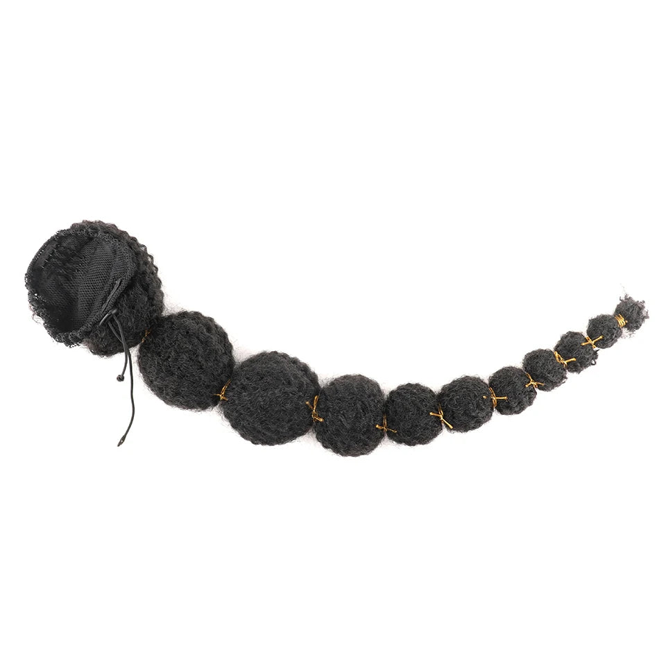 Synthetic Bubble Drawstring Ponytail