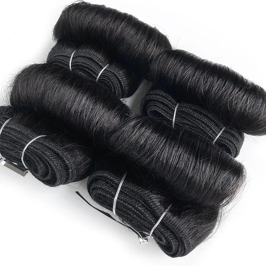 Brazilian Curly Human Hair Weave Bundles – Short-Length Remy Hair Extensions