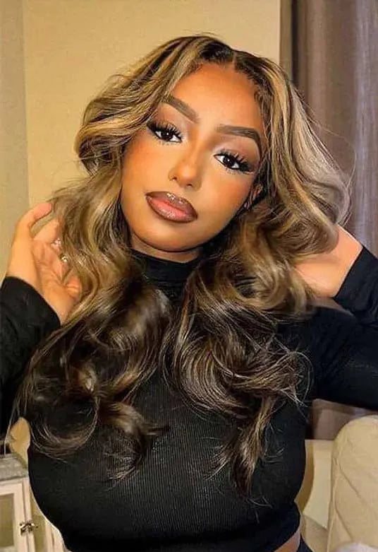 Glueless  Lace Front Pre Plucked  Virgin Human Hair Wigs