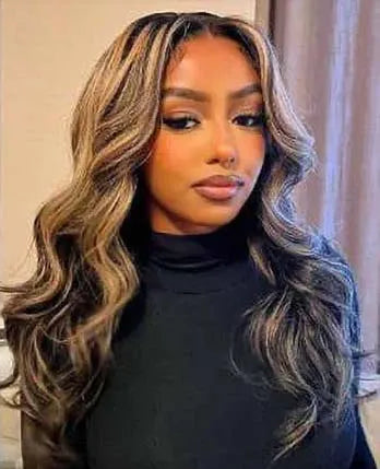 Glueless  Lace Front Pre Plucked  Virgin Human Hair Wigs