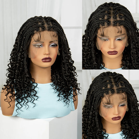 Synthetic Full Lace Knotless Box Braided Wigs