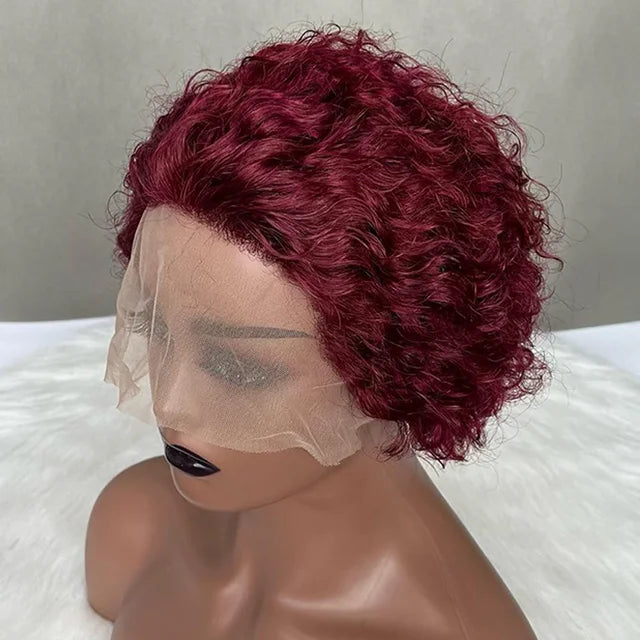 Pixie Cut Lace Front Human Hair Wig