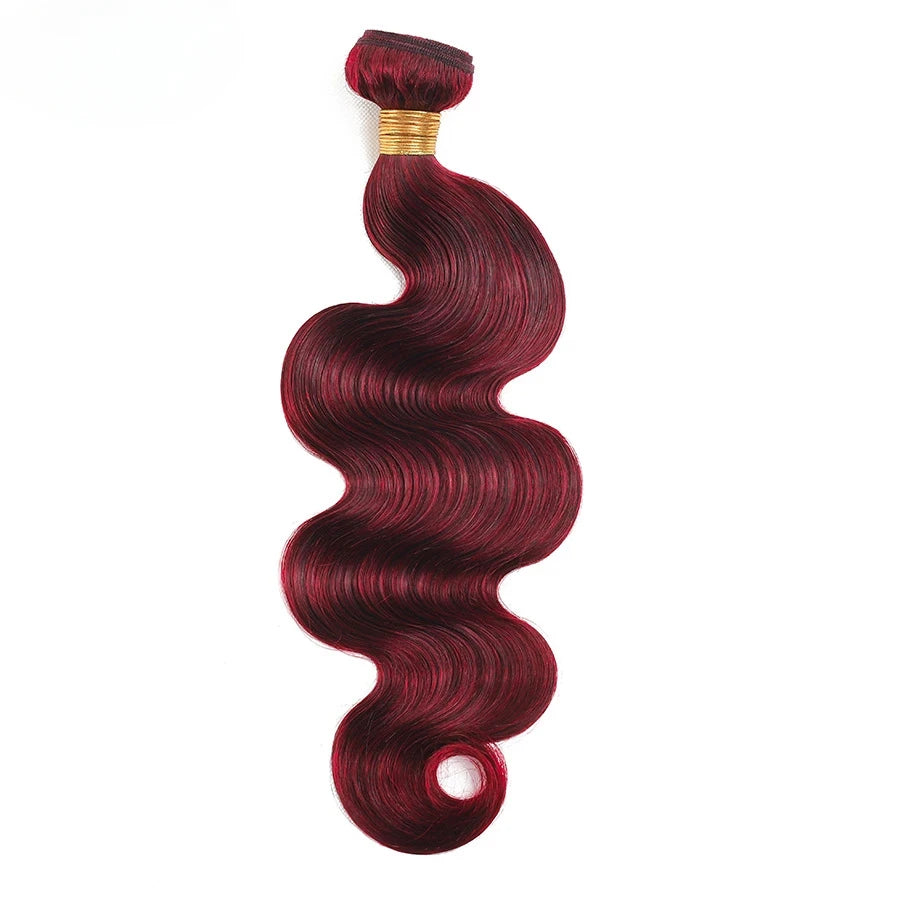 Ombre Body Wave Human Raw Indian Hair Bundles Hair Extensions
