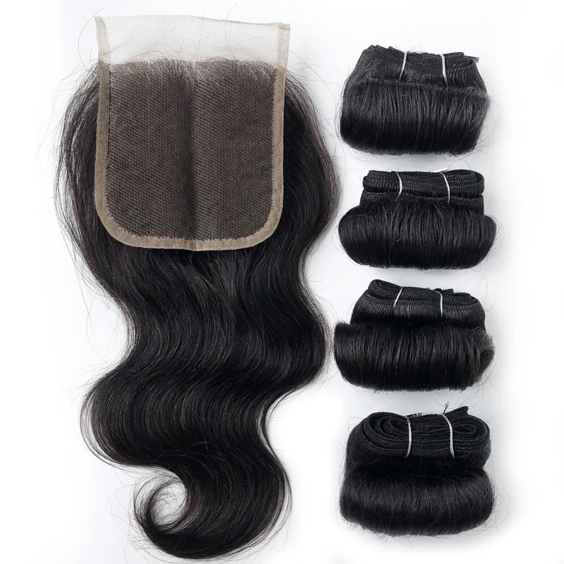 8” Short Bob Body Wave Ombre Remy Human Hair Bundles – Brazilian Hair Weave
