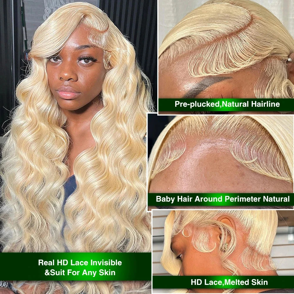 Lace Front  Body Wave Brazilian Human Remy Hair Wigs