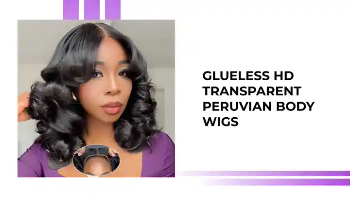 Glueless HD Transparent Peruvian Body Wigs by@Outfy